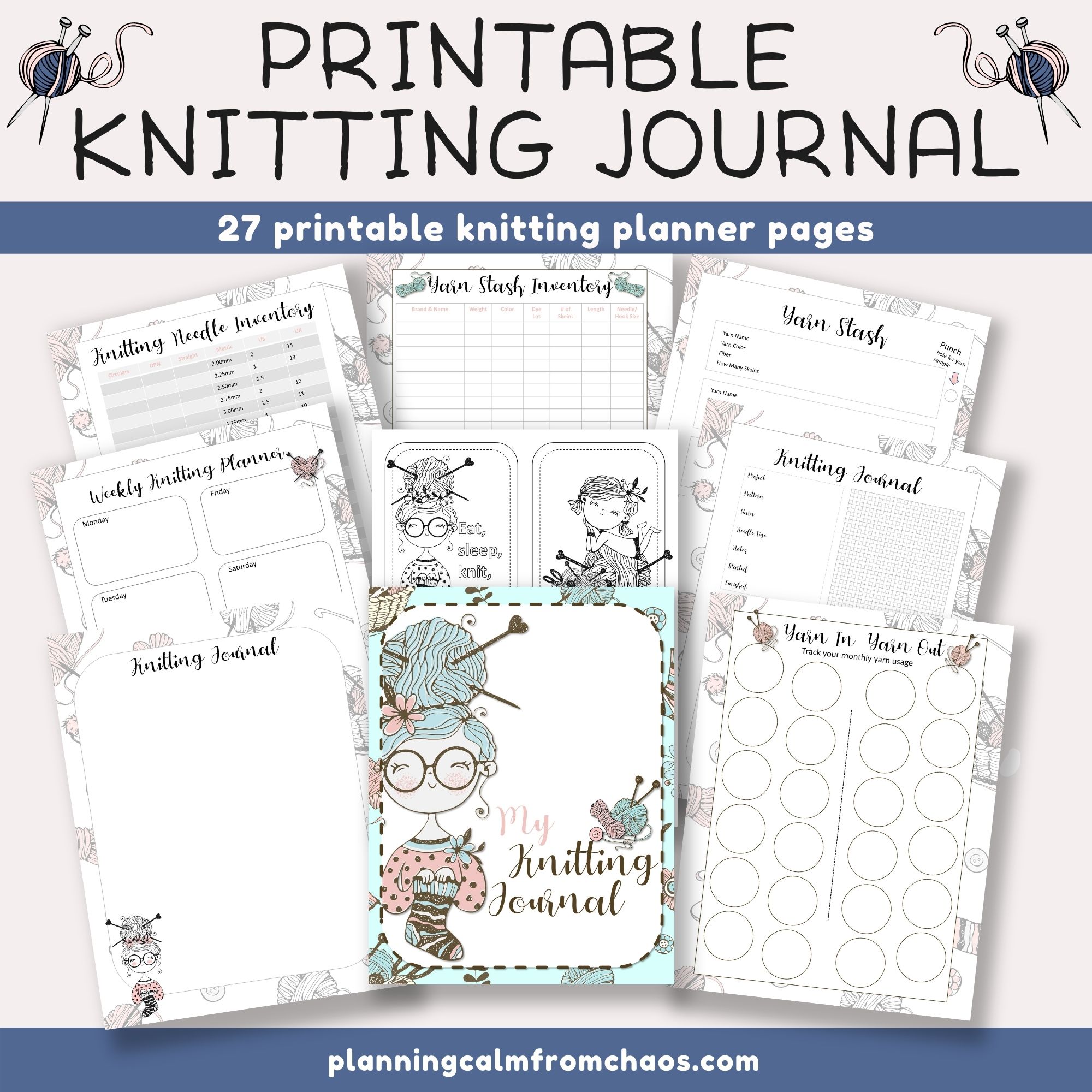 Craft Journals: Knit and Crochet Planners and Diaries