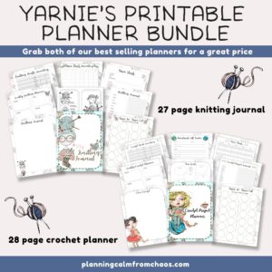 yarnie planner bundle